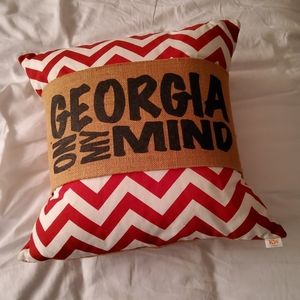 Georgia On My Mind Pillow